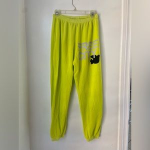 Free City YELLOW sweatpants joggers
